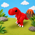Knitted Style T-Rex Dinosaur Toy - 3D Printed Collectible Toy